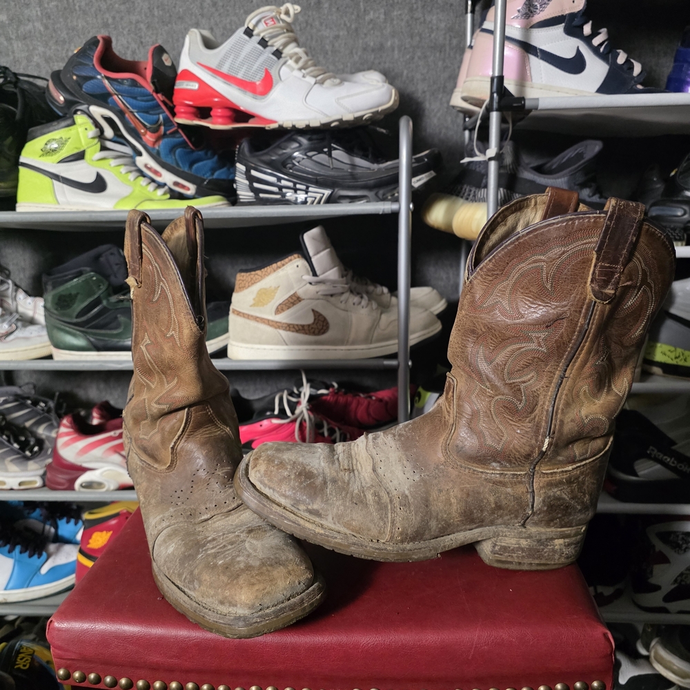 Double H Brown Western Cowboy Boots